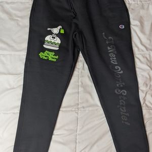 Uber Shake Shack Staples Champion collab